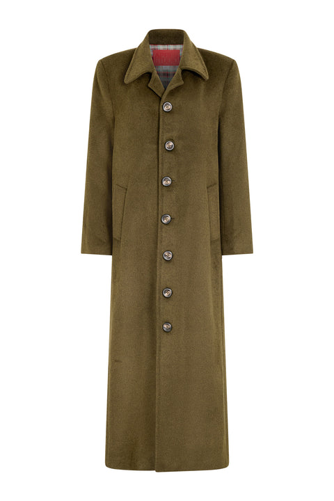 Moss Long Wool Coat