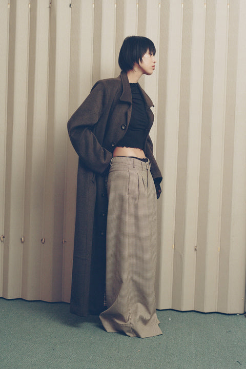 Moss Long Wool Coat
