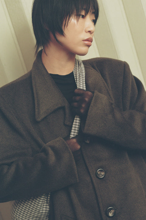 Moss Long Wool Coat