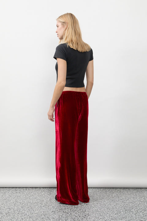 Silk Velvet Pant