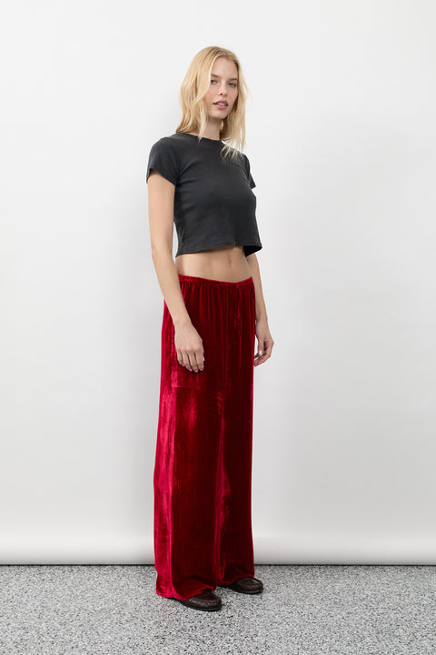 Silk Velvet Pant