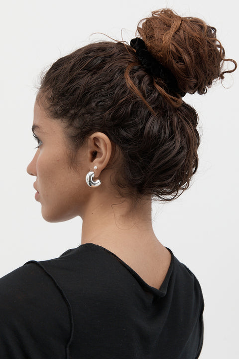 Silk Velvet Ruched Hair Ties
