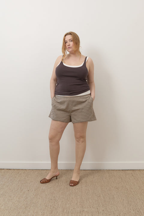 Mercy is 5’8” and wears 2XL