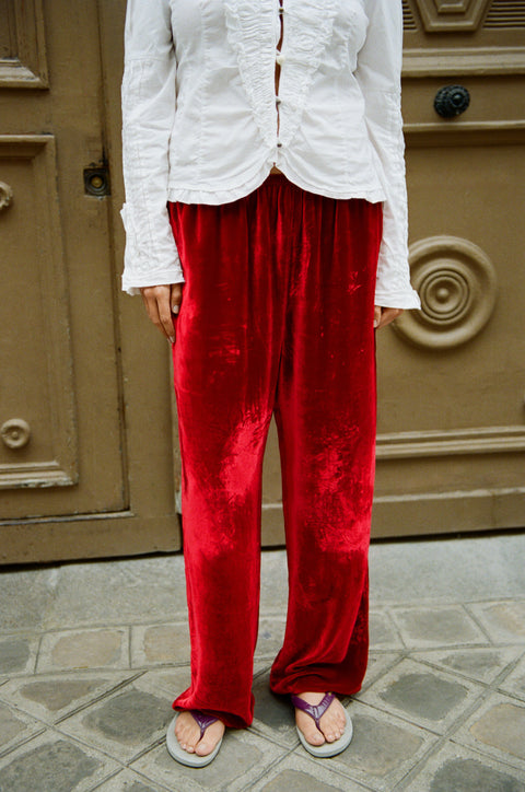 Silk Velvet Pant