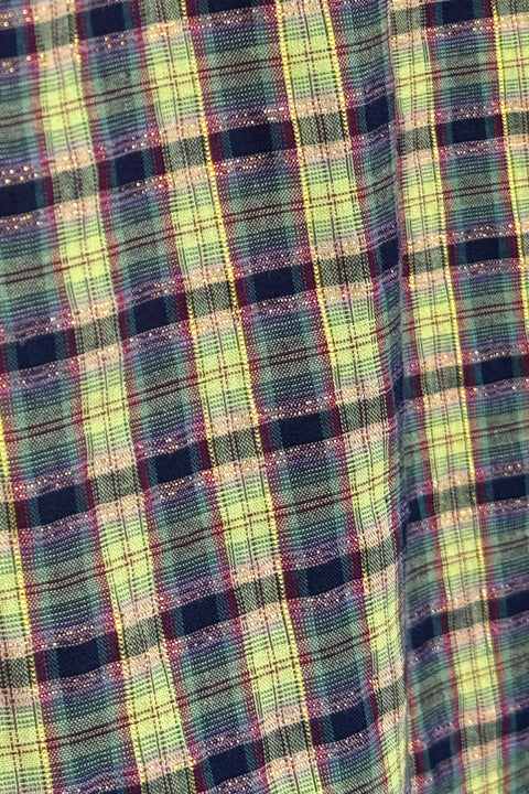 Lurex Plaid Edie Top