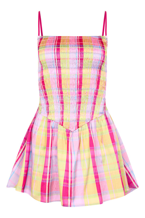 Candy Silk Ballerina Mini Dress