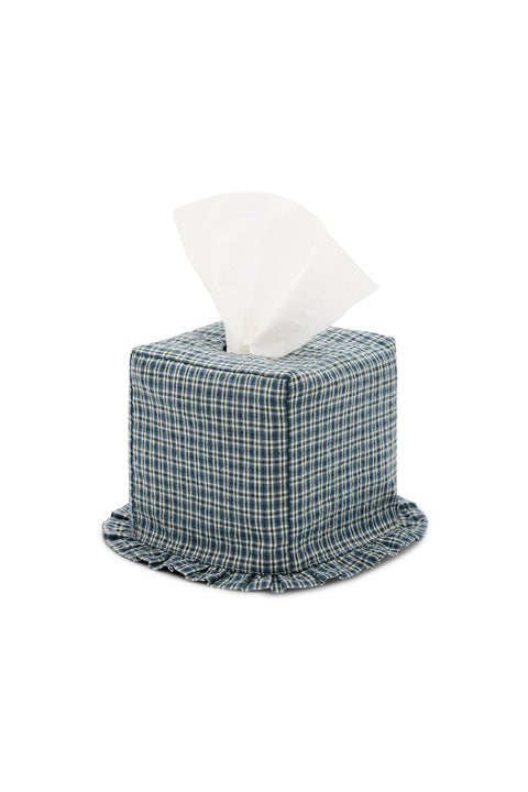 Plaid Tissue Box Cover