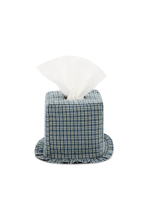 Plaid Tissue Box Cover