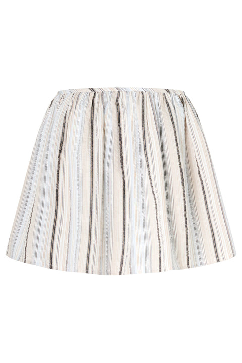 Summer Stripe Wrap Skirt