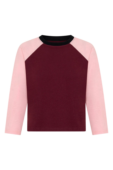 Pink Raglan Top