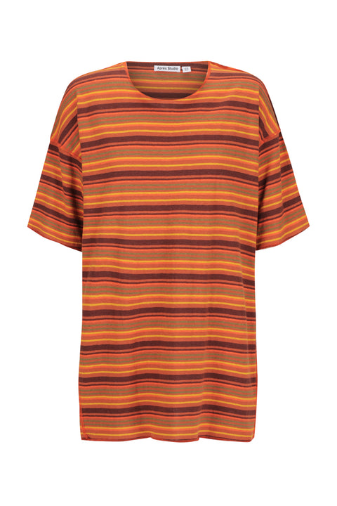Marigold Stripe Hemp Tee