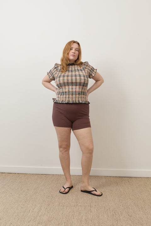 Mercy is 5’8” and wears 2XL