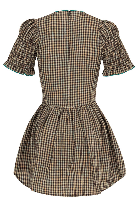 Biscuit Plaid Picnic Dress