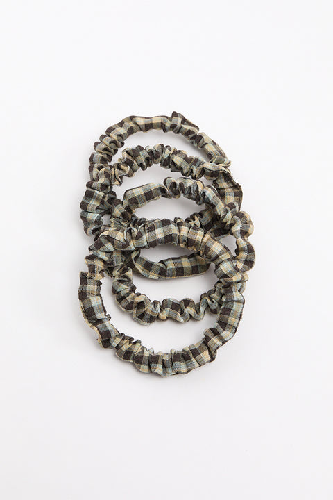 Biscuit Plaid Ruched Hair Ties – Après Studio