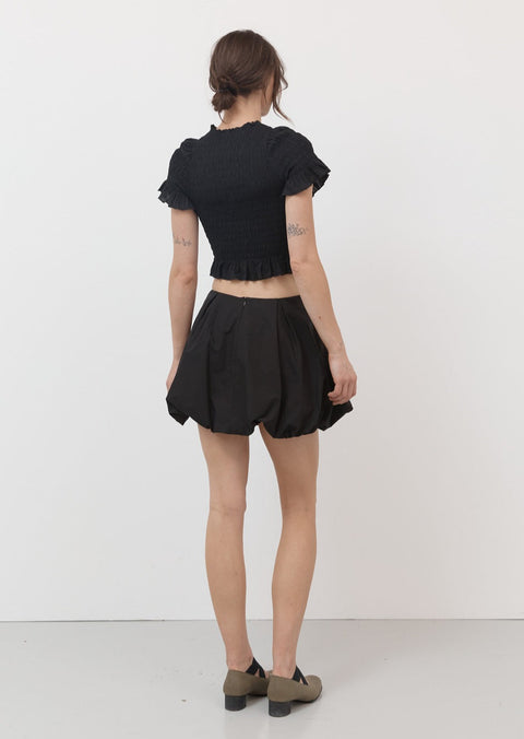 Black Bubble Skirt