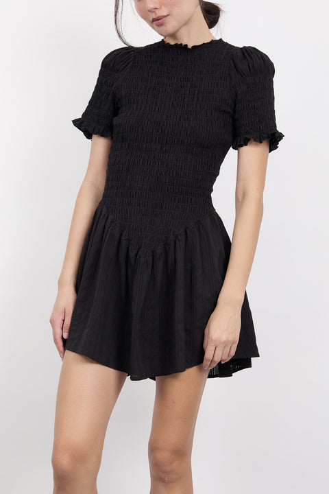 apres studio ruched mini dress Apres Studio Ruched Mini Dress in Blossom Stripe