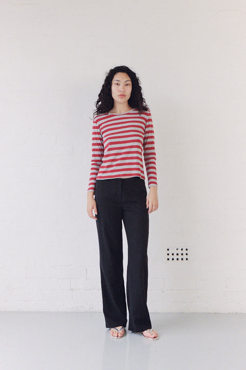 Black Straight Leg Pant