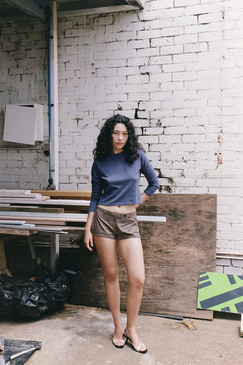 Blackberry Stripe Hemp Top