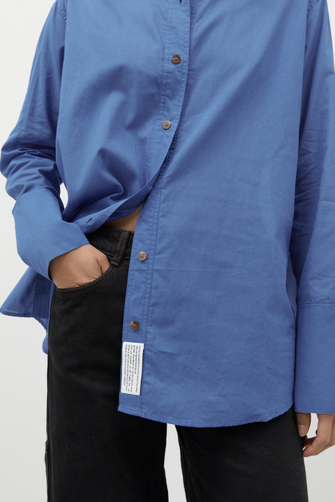 Blue Oversized Shirt