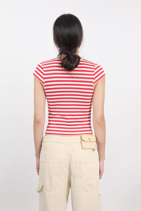 Red Stripe Bridgette Tee