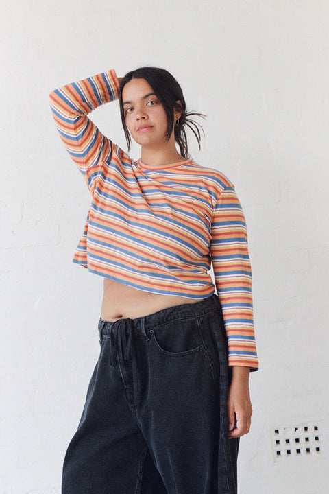 Oleeta is 5’8” and wears L