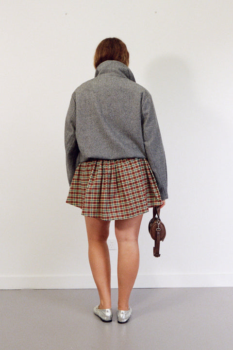 Charcoal Wool Bomber Jacket [final sale]