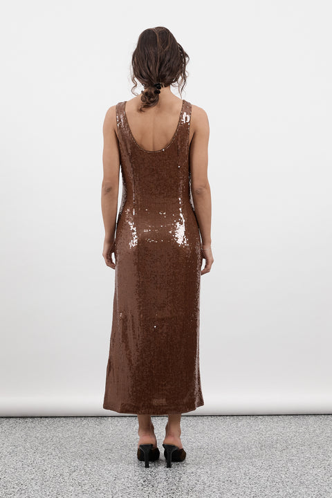 Chocolate Sequin Dress