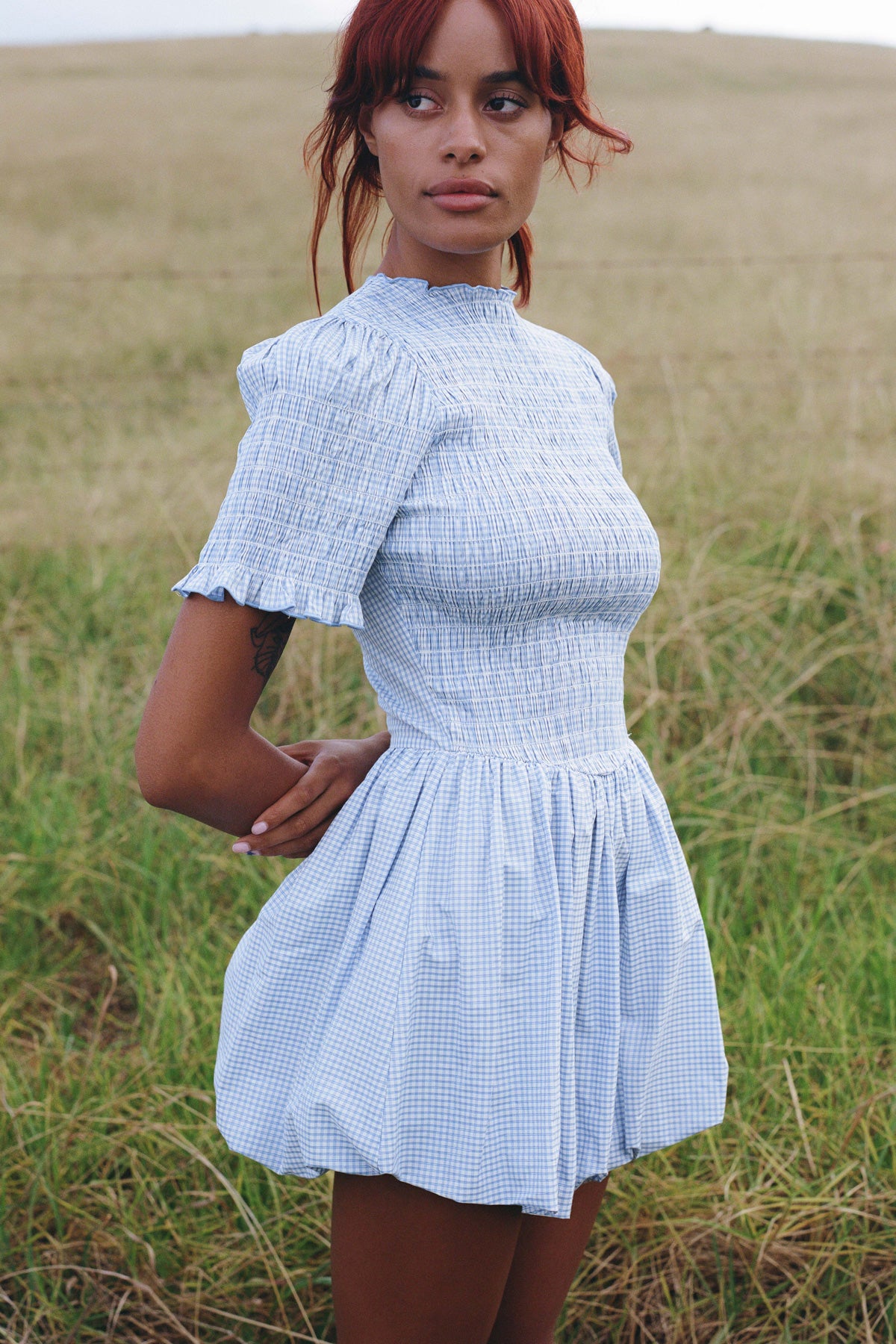 Dorothy Gingham Bubble Dress – Après Studio