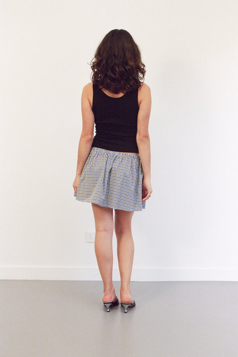 Marine Plaid Dylan Skirt