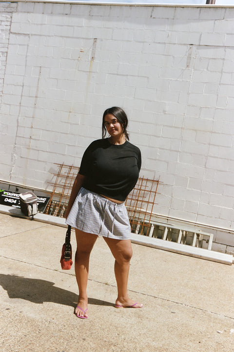 Marine Plaid Dylan Skirt