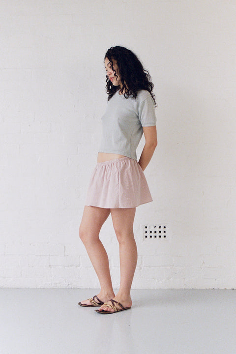 Pink Gingham Dylan Skirt