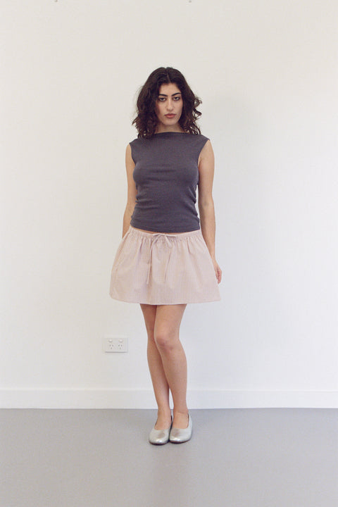 Pink Gingham Dylan Skirt