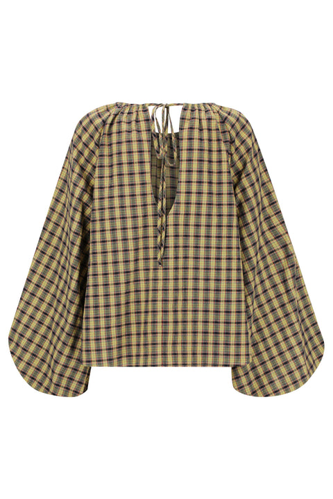 Lurex Plaid Edie Top