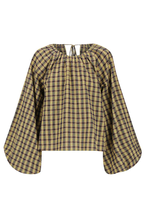 Lurex Plaid Edie Top
