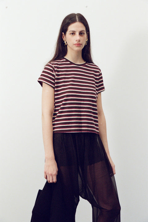 Fig Stripe Hemp Baby Tee