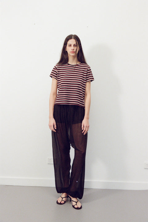 Fig Stripe Hemp Baby Tee