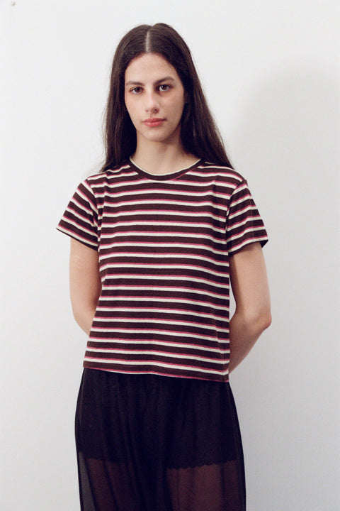 Fig Stripe Hemp Baby Tee