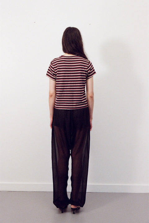 Fig Stripe Hemp Baby Tee