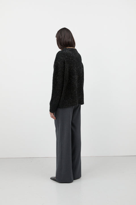 Forest Oversized Lurex Knit