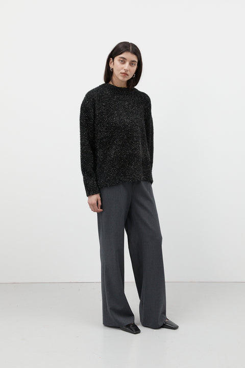 Forest Oversized Lurex Knit