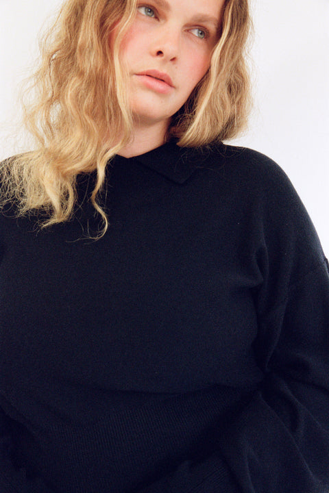 Navy Freja Knit