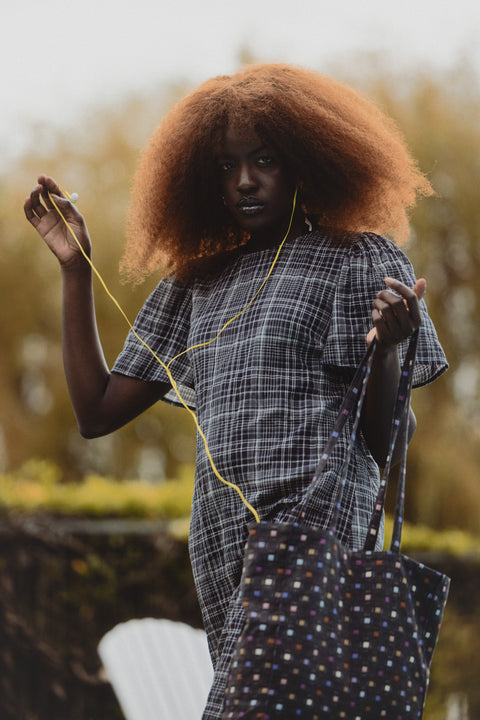 Plaid Garden Dress M