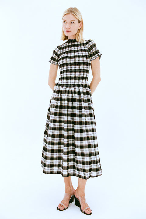 Ink Plaid Marta Dress 2XL Ink Plaid Marta Dress 2XL