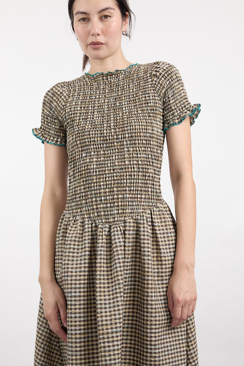 Biscuit Plaid Jessie Dress