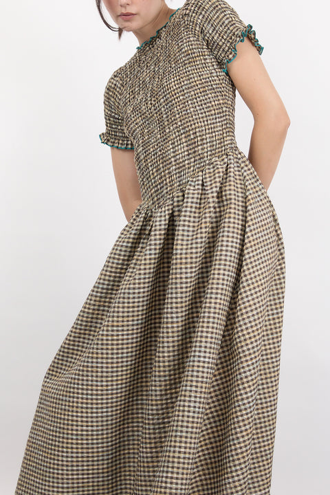 Biscuit Plaid Jessie Dress