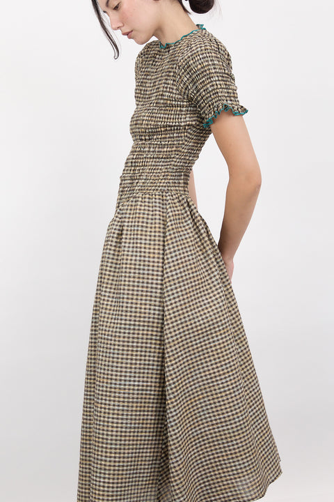 Biscuit Plaid Jessie Dress