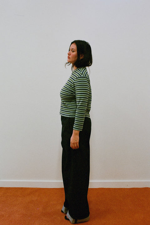 Lagoon Stripe Top