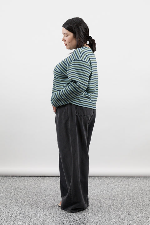 Lagoon Stripe Top