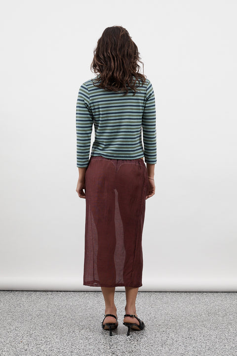 Lagoon Stripe Top