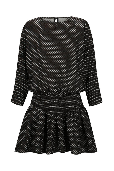 apres studio mini dress Apres Studio Ruched Mini Dress in Biscuit Plaid